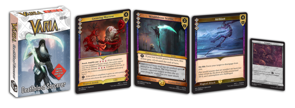 Varia - Single Class Deck - Deathblood Sorcerer