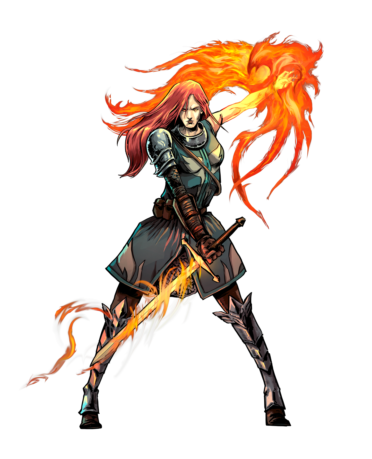 Varia - Single Class Deck - Phoenix Spellsword