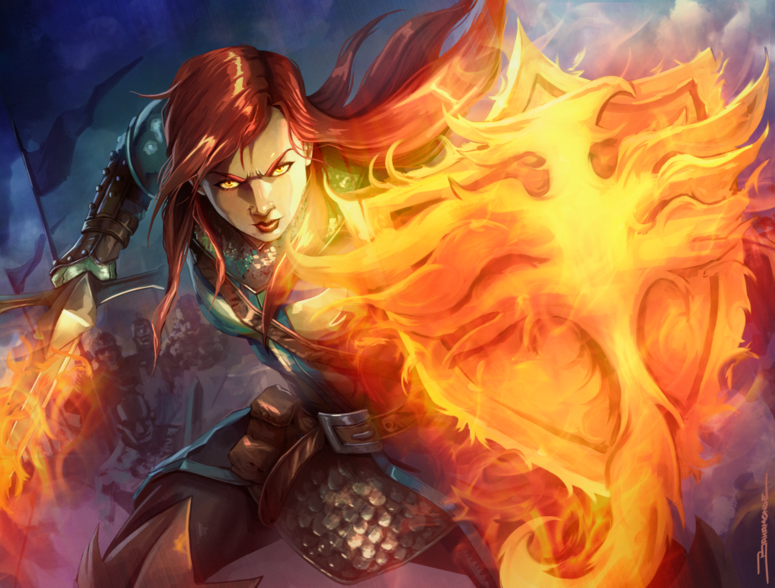 Varia - Single Class Deck - Phoenix Spellsword