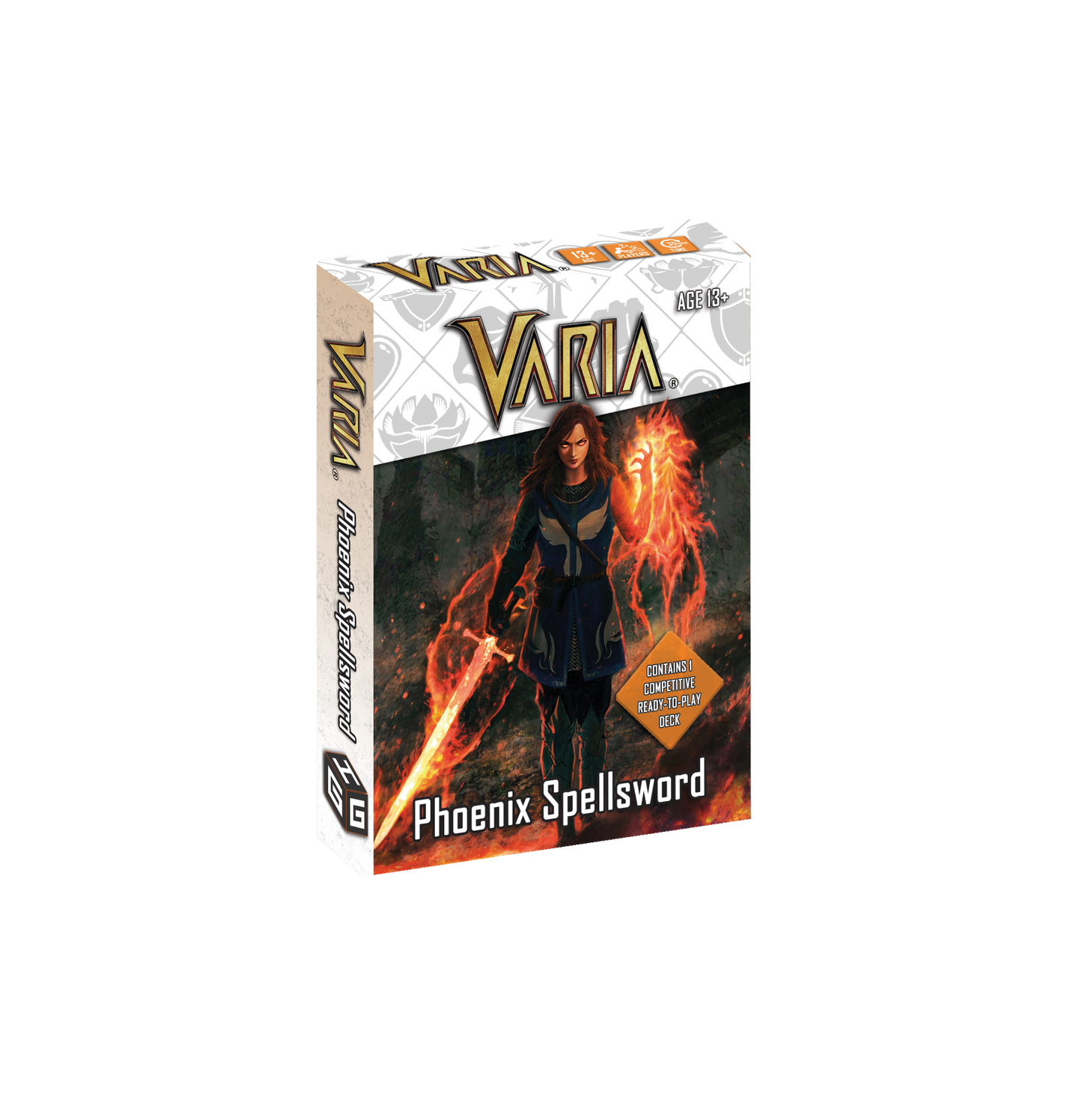 Guildhouse Games Varia Single Class Deck - Phoenix Spellsword Card Game Set