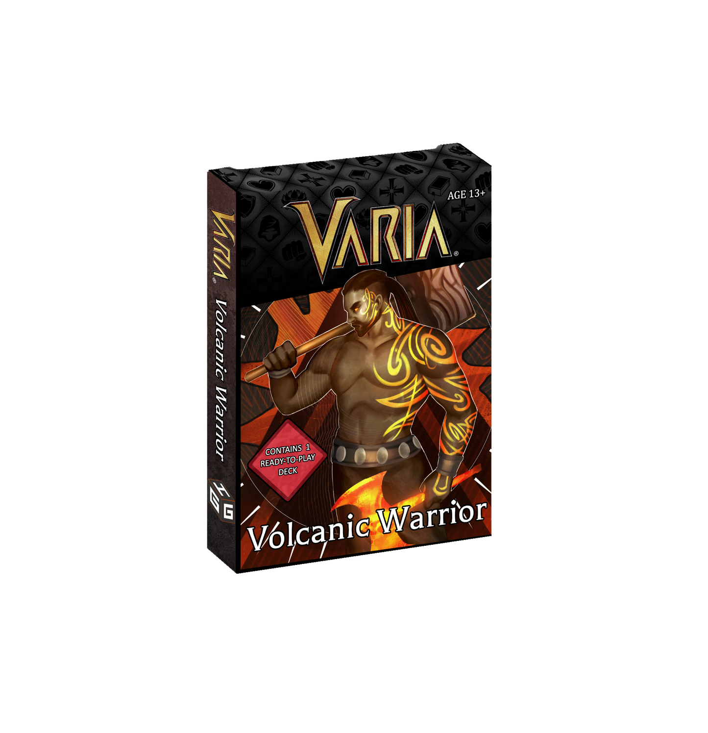 Guildhouse Games Varia Single Class Deck - Volcanic Warrior Card Game Set